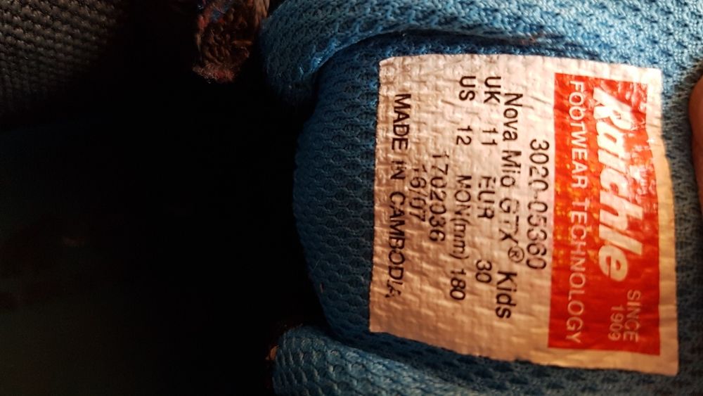 MAMMUT Gore tex детски обувки 30 номер.