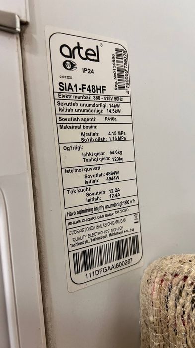 Artel 48 tale konditsioner