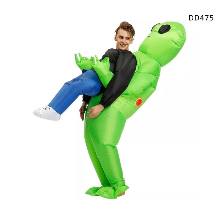 Надуваем парти костюм Отвлечен извънземно деца възрастни аниматор шоу