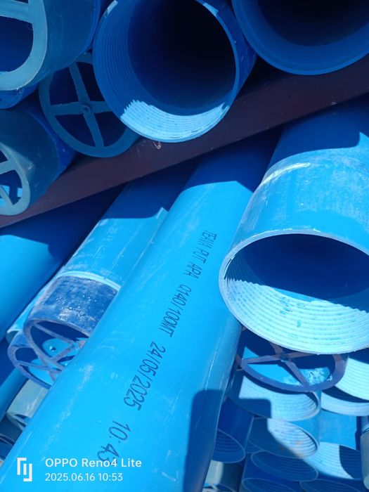 Teava pvc albastra portocalie