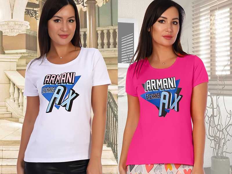 Тениски ARMANI принт Модели, цветове и размери