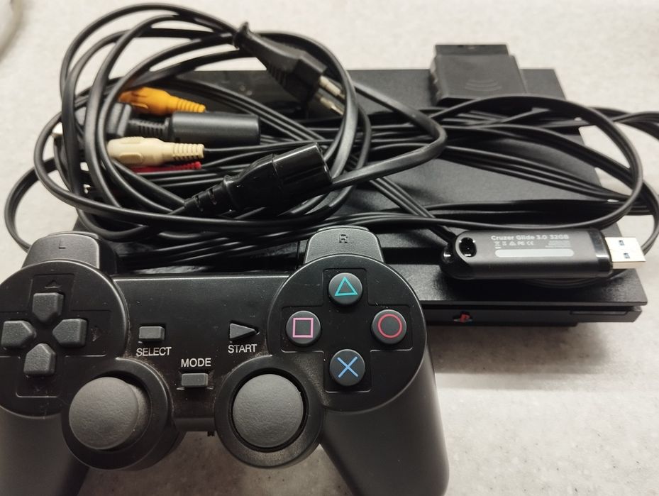Игровая приставка Playstation 2 slim 32gb