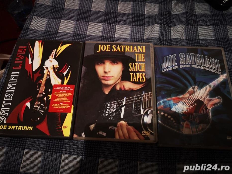 Colectie dvd Malmsteen,Satriani,Vai,Dream Theater
