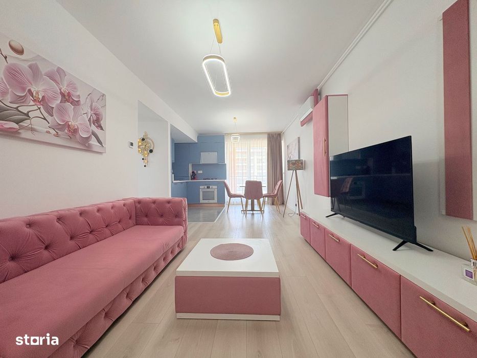 3 camere, mobilat si utilat, parcare inclusa - 550 euro