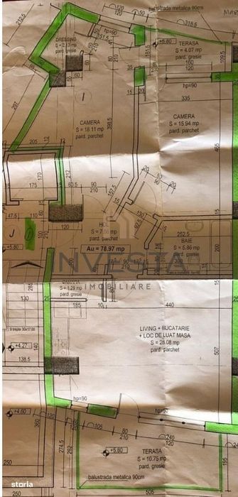 Apartament 3 camere, etaj intermediar, parcare subterana, zona Zorilor