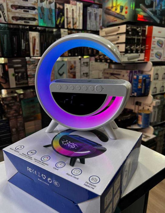 Умная колонка RGB устройство с функцией ночника/будильника.