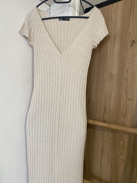 Zara дамска дълга рокля