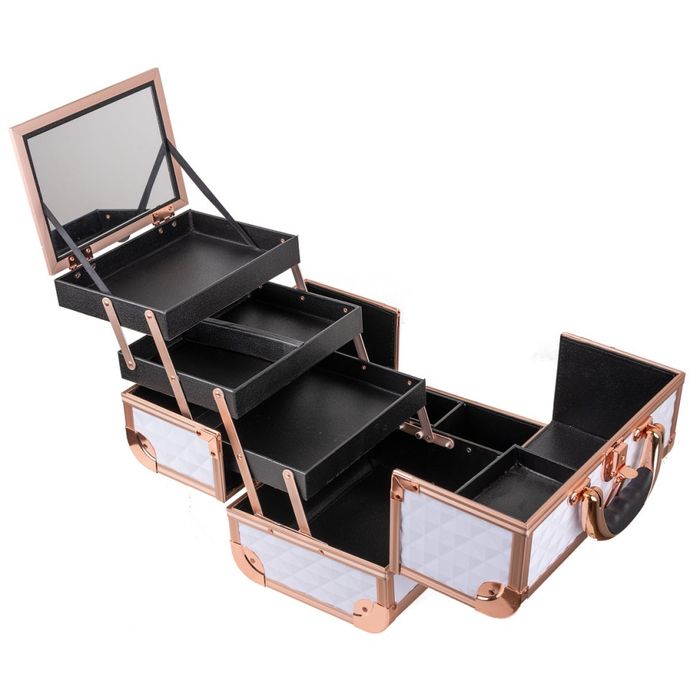 Куфарче за гримове Lollipop  Lux rose gold