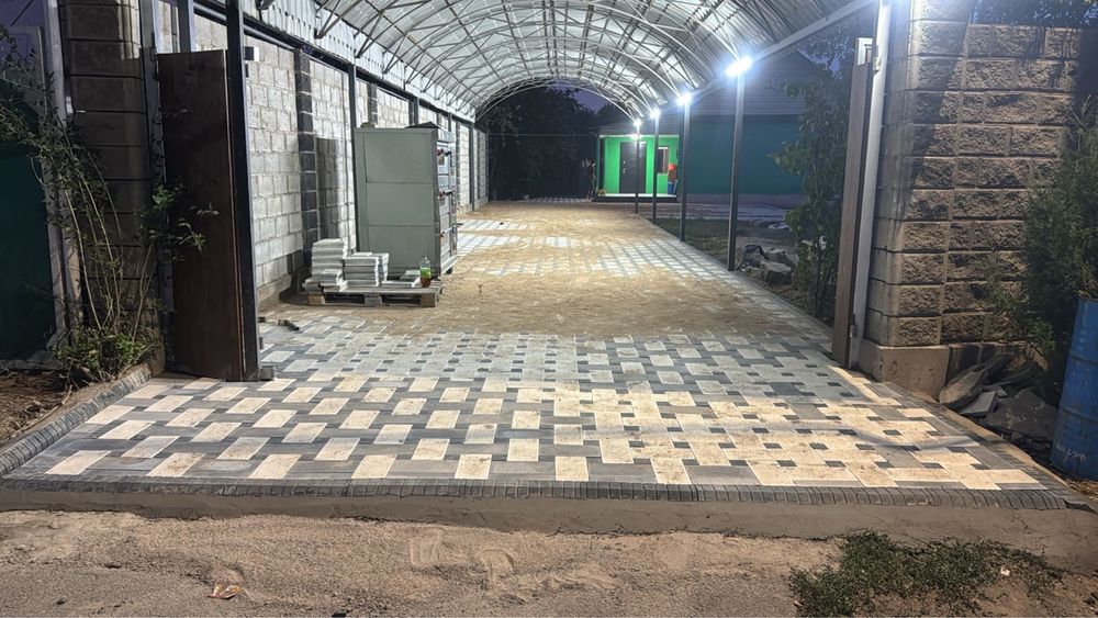 Укладка брусчатка и тротуарная плитка