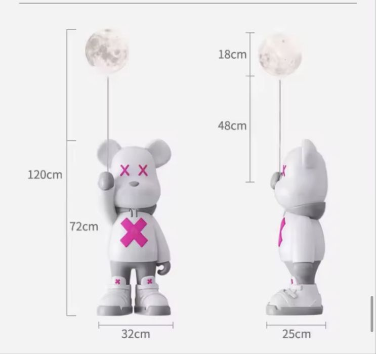 Figurina violent bear  urs mare 120cm inaltimea totala