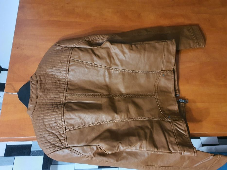 Geaca Jacheta imitatie piele noua, cu eticheta