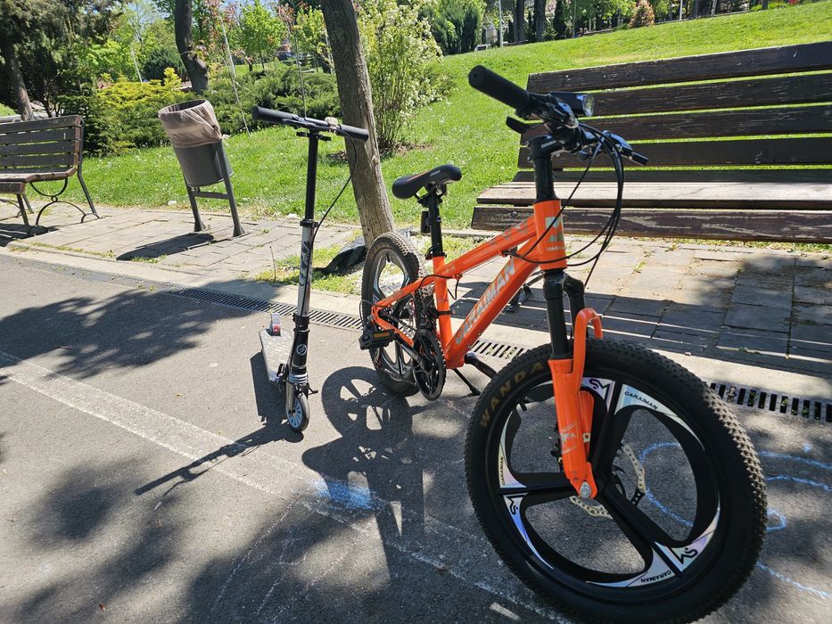 De vânzare bicicleta + trotineta