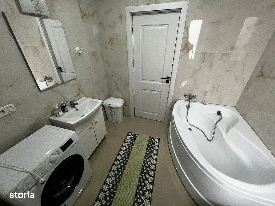 Inchiriez apartament nou,modern cu 2 camere complet mobilat si utilat
