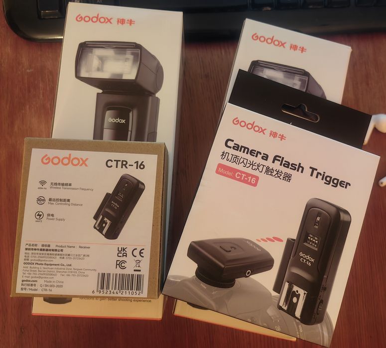 Вспышка Godox TT520 IlI с синхронизатором