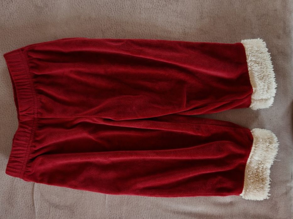 Детски коледен велурен костюм, Zara Home