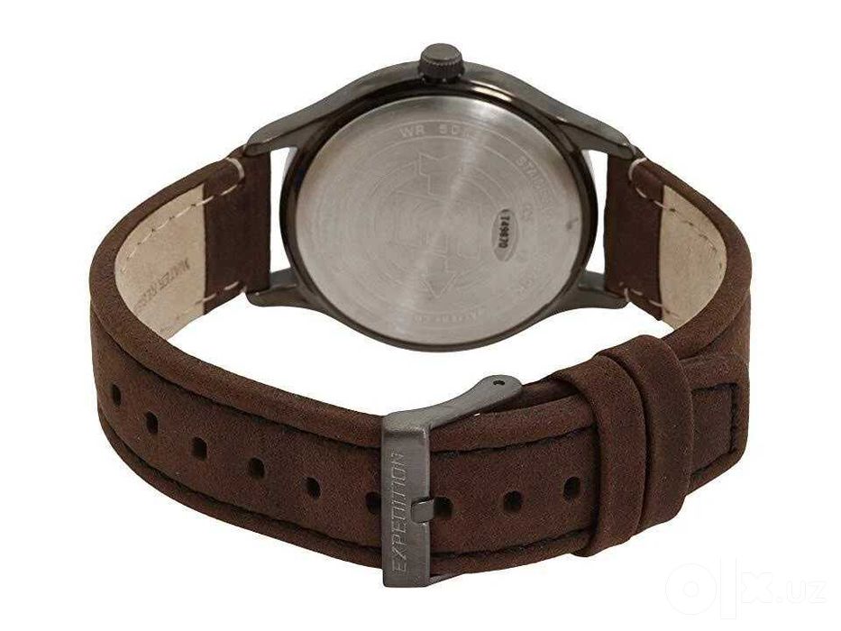 Часы Timex T49870 Expedition Metal Field Brown с кожаным ремешком