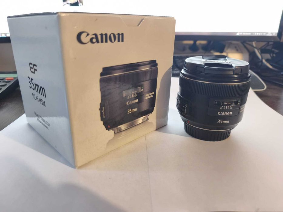 Canon EF 35mm f/2 IS USM – cu cutie