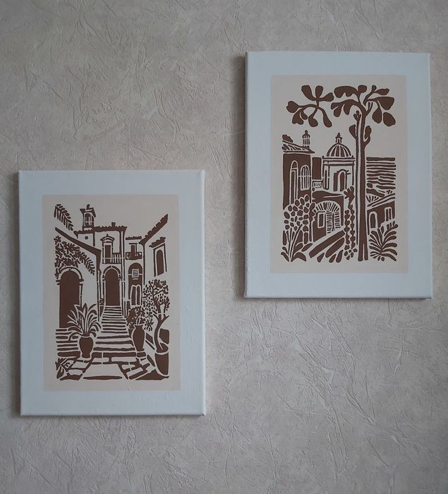 Картины интерьерные 2шт