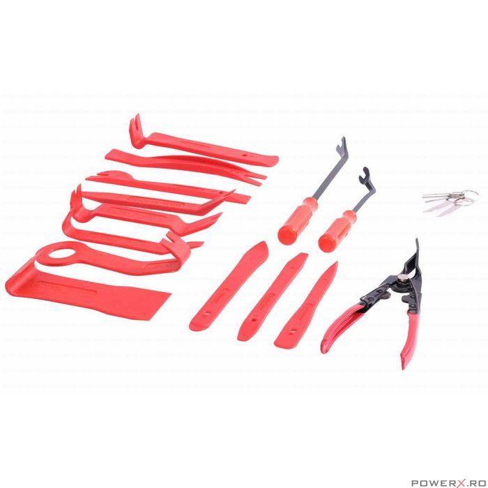 Set extractoare pentru tapiterie, 19 piese, Kraft