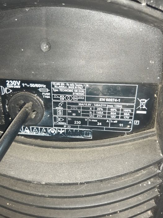 Aparat de sudură invertor Mig Mag Telwin Dual synergic 180A
