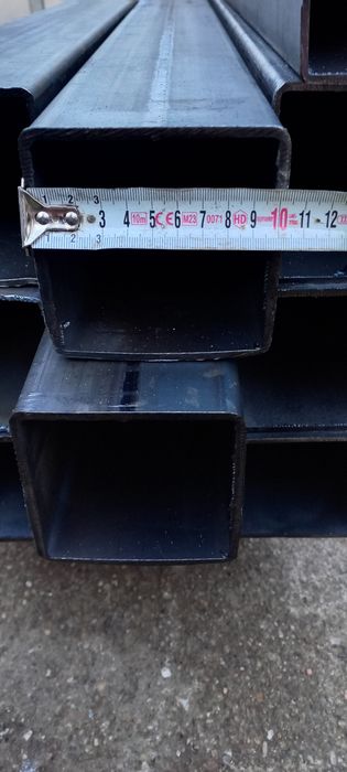 Черни профили 100х100х3, 6 метра дължина.