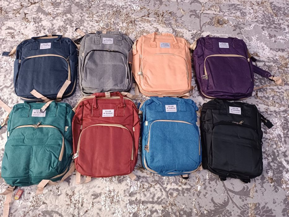 Cкладная детская сумка и кроватка.