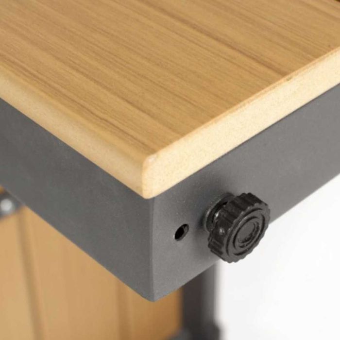 Градински комплект - модулен ъглов диван от алуминий с удобни възглавници и маса