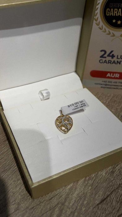 (AG42) Pandantiv aur 14k *2 ani garantie* b12294.2