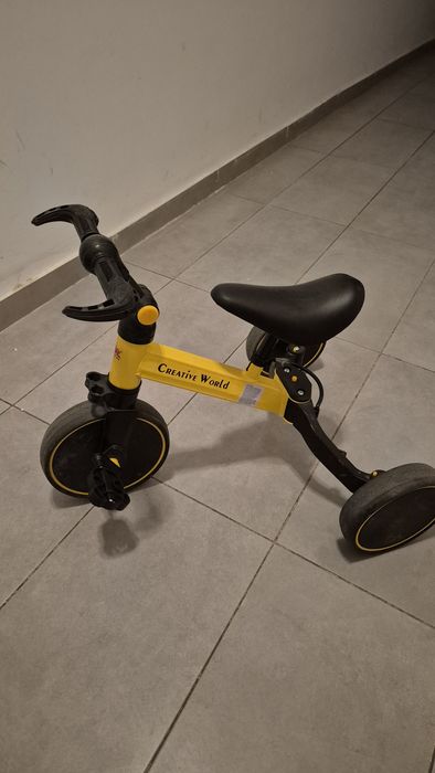 Tricicleta 3 in 1, bicicleta, Creative World Toys,