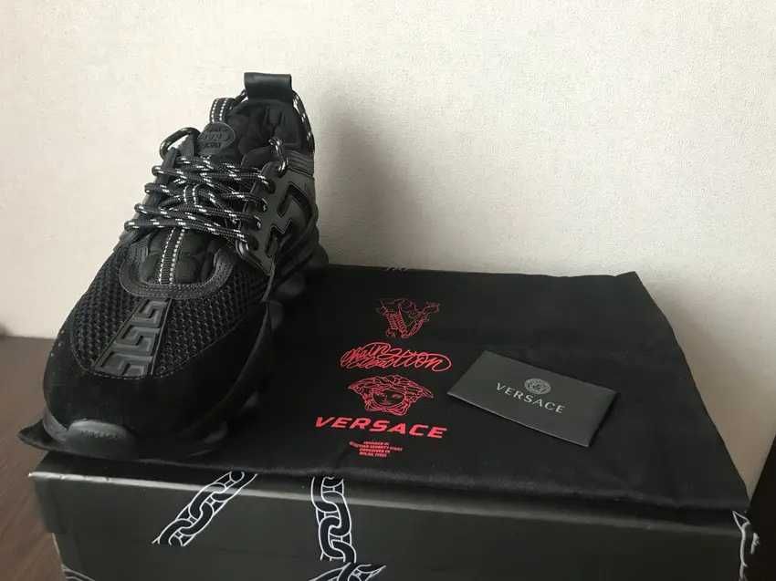 #CALITATE PREMIUM# Versace Chain Reaction Black - Verificare Colet