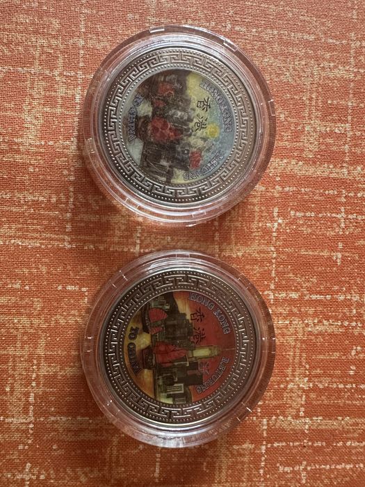 Сувенирна монета 2 x 1 dollar 1997г.