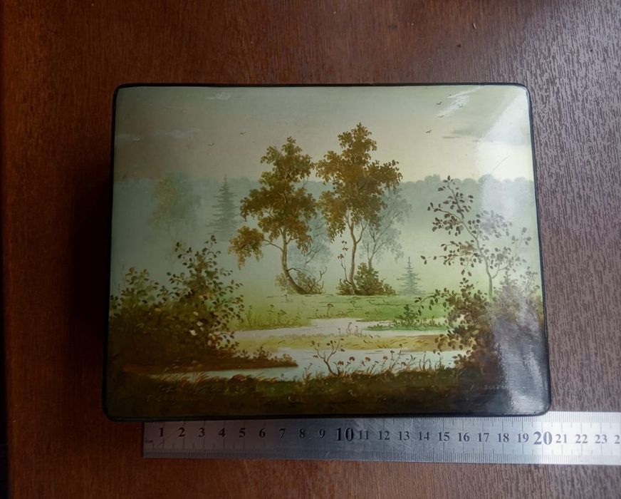 Лаковая шкатулка Федоскино