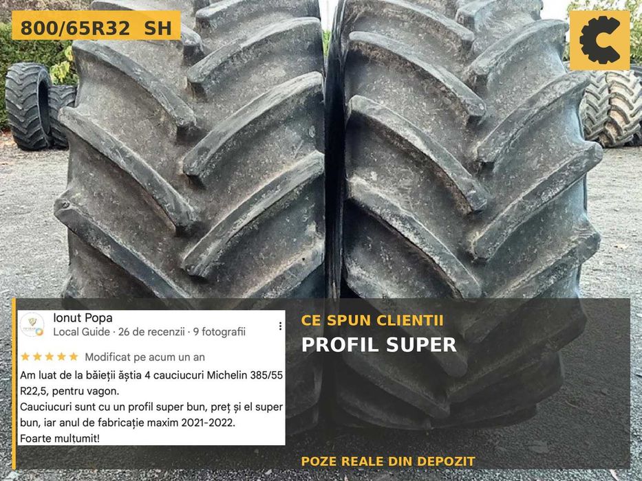 Cauciucuri 800/65R32 30.5R32 Continental Anvelope Tractor SH FACTURA