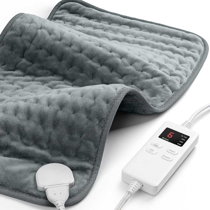 Pernă încălzitoare 40 x 76 cm, încălzitor electric cu oprire automată, 6 temperaturi și 4 temporizatoare