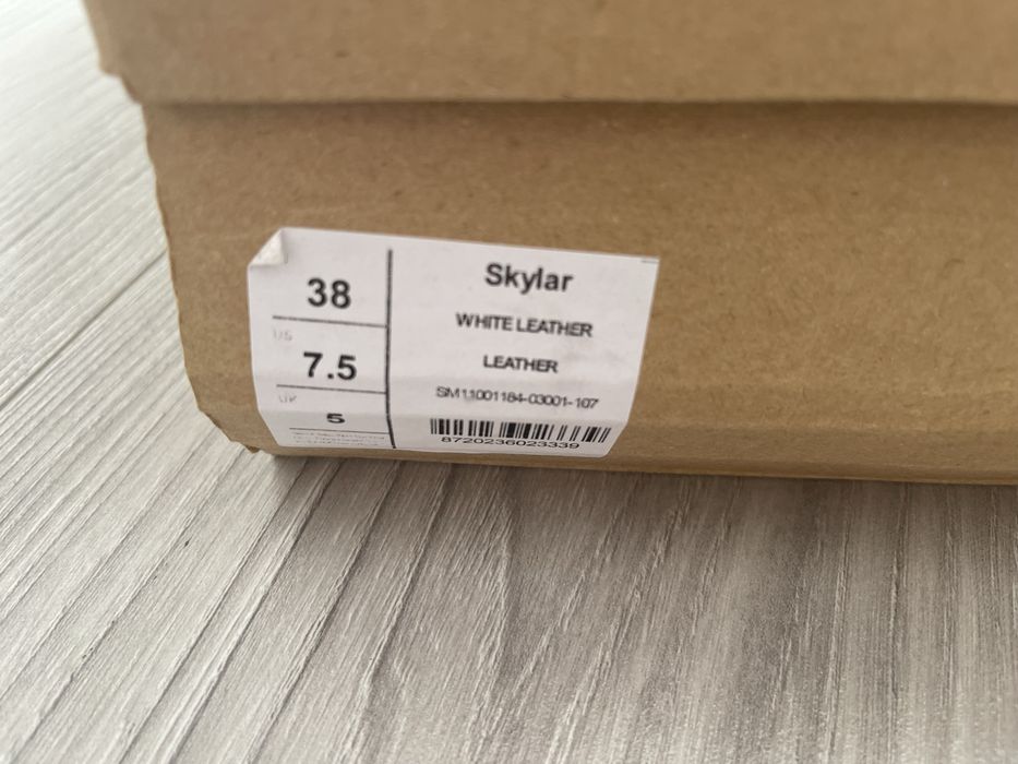 Ghete albe piele Steve Madden nr 38