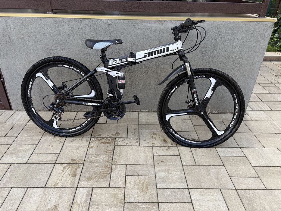 Bicicleta pliabila full suspension 26”