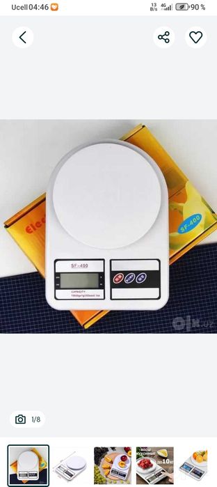 Oshxona mini tarozi