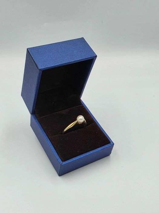 Inel de Aur 14K cu Perla centrala