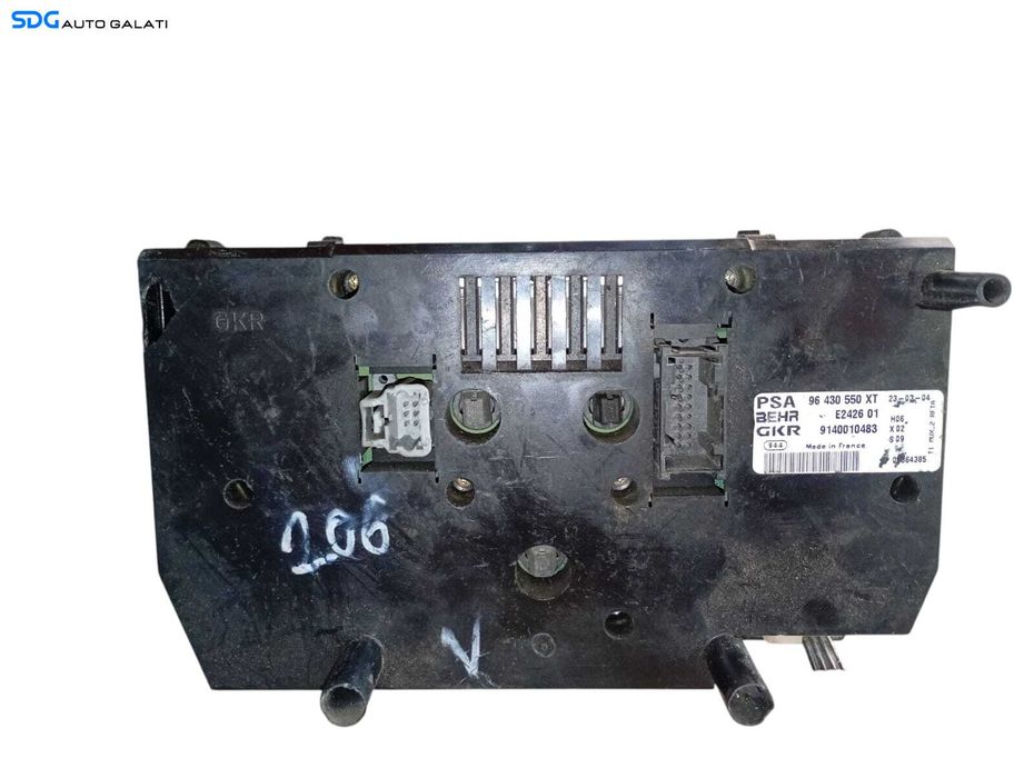 Panou Comanda AC Aer Conditionat Clima Climatronic Peugeot 206 1998 - 2012 Cod 96430550 96430550XT [L6117]