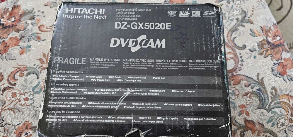 Camera video Hitachi DZ-GX5020  dvd noua
