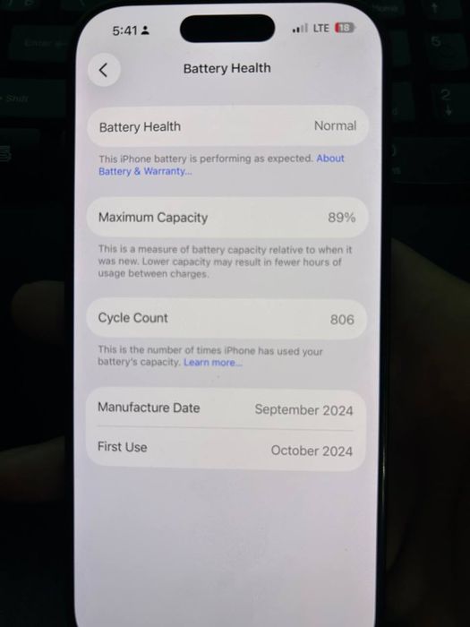Iphone 16 pro 128 gb