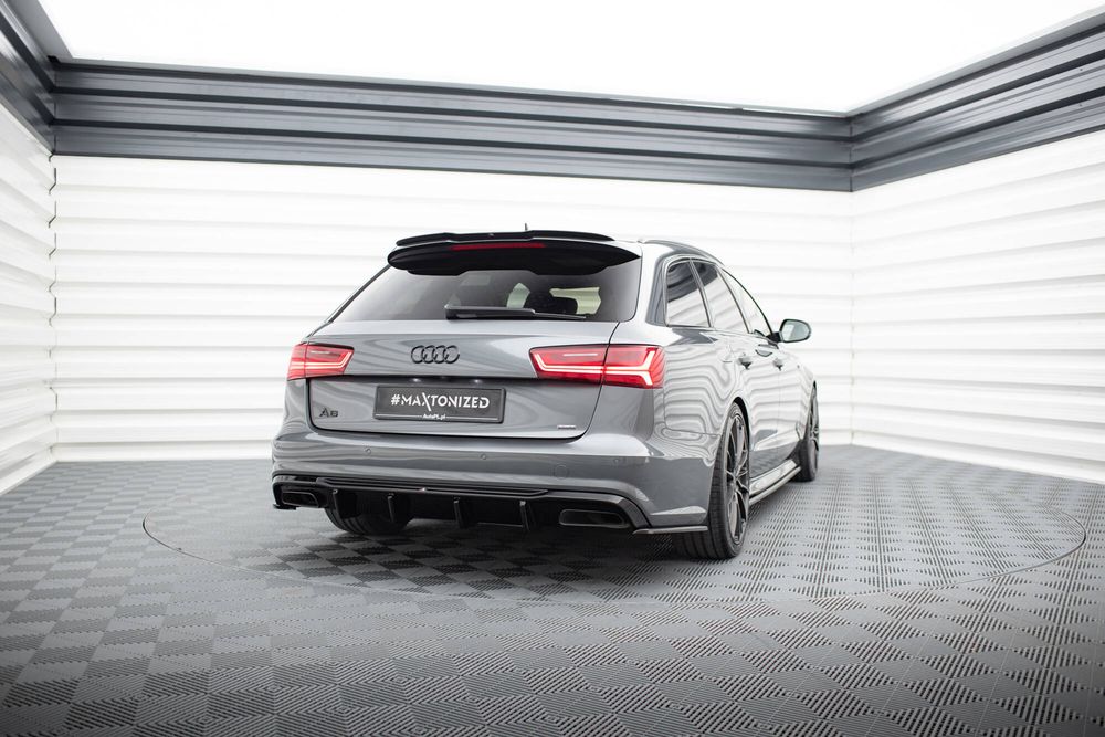 Дифузьор за задна броня Maxton design за Audi A6 C7 (2014-2017)