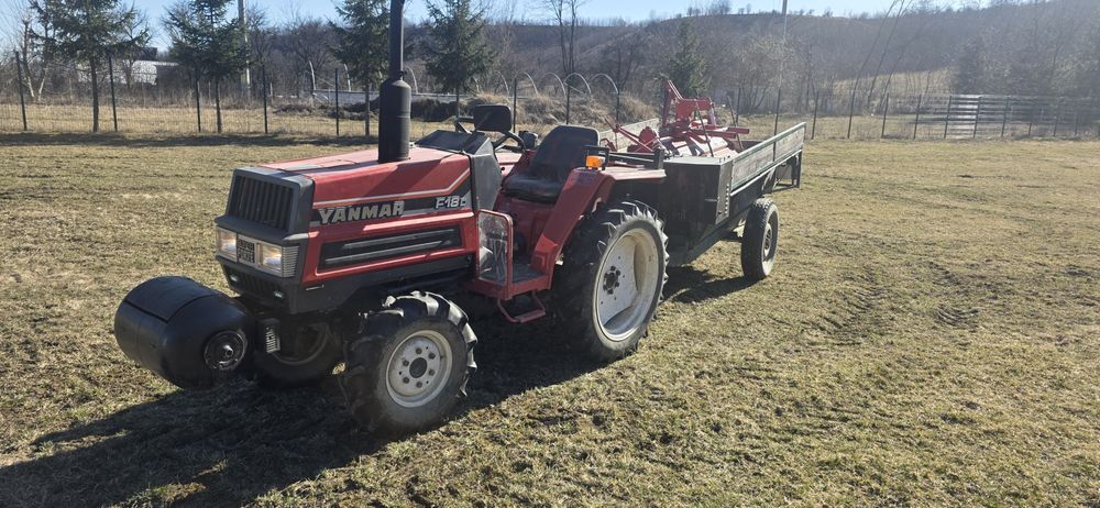 Yanmar F18D.4x4 RAR efectuat plug+freză+remorcă basculabilă.PREȚ FIX.