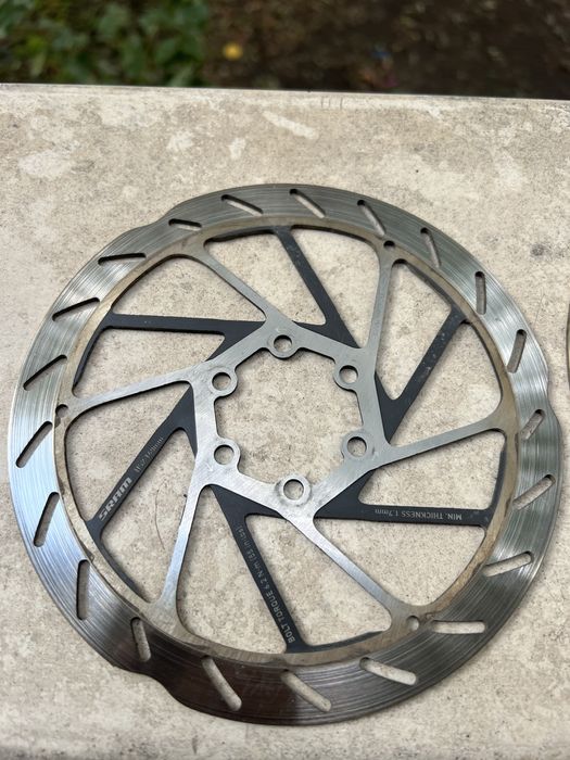 SRAM Level Silver Stealth 4-бутали дискови спирачки с дискове 180/160