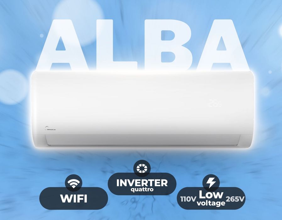 Кондиционер Midea Alba 24 Inverter Quattro + БЕСПЛАТНАЯ ДОСТАВКА!