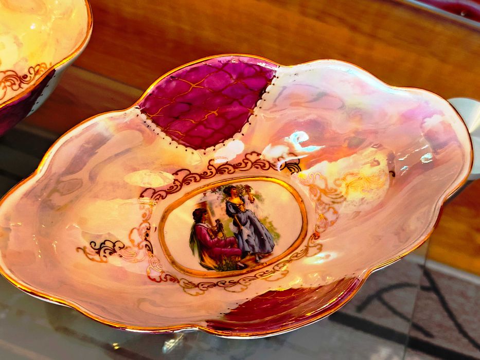 Комплект от две порцеланови купи за салата