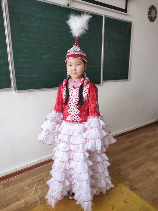 Казахское платье 8-13лет. Доставка