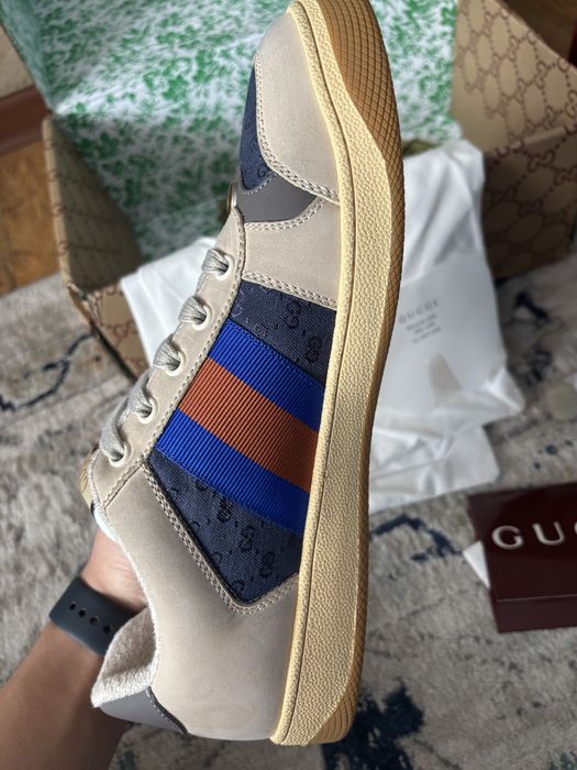 Gucci Screener beige blue orange