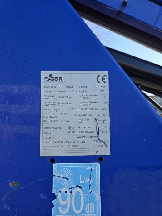 Vand nacela tip PRB 18m