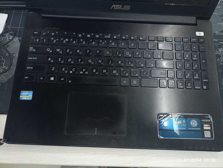 Ноутбук ASUS i3 2 поколения/4GB DDR3/SSD 128 G